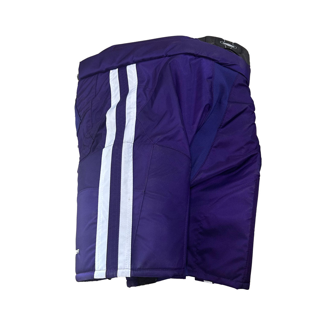 Bauer Nexus - Pantalon de hockey NCAA Pro Stock (violet/blanc)